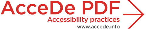 AcceDe PDF, Delivering accessibility, www.accede.info